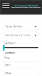 Mobile Screenshot of confolens-immo.fr